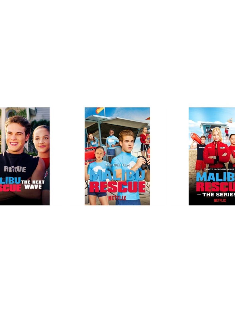 Malibu Rescue Series plus both movies MOD / DVD Made on Demand